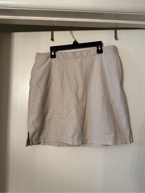 Greg Norman Collection Cream Golf Skirt